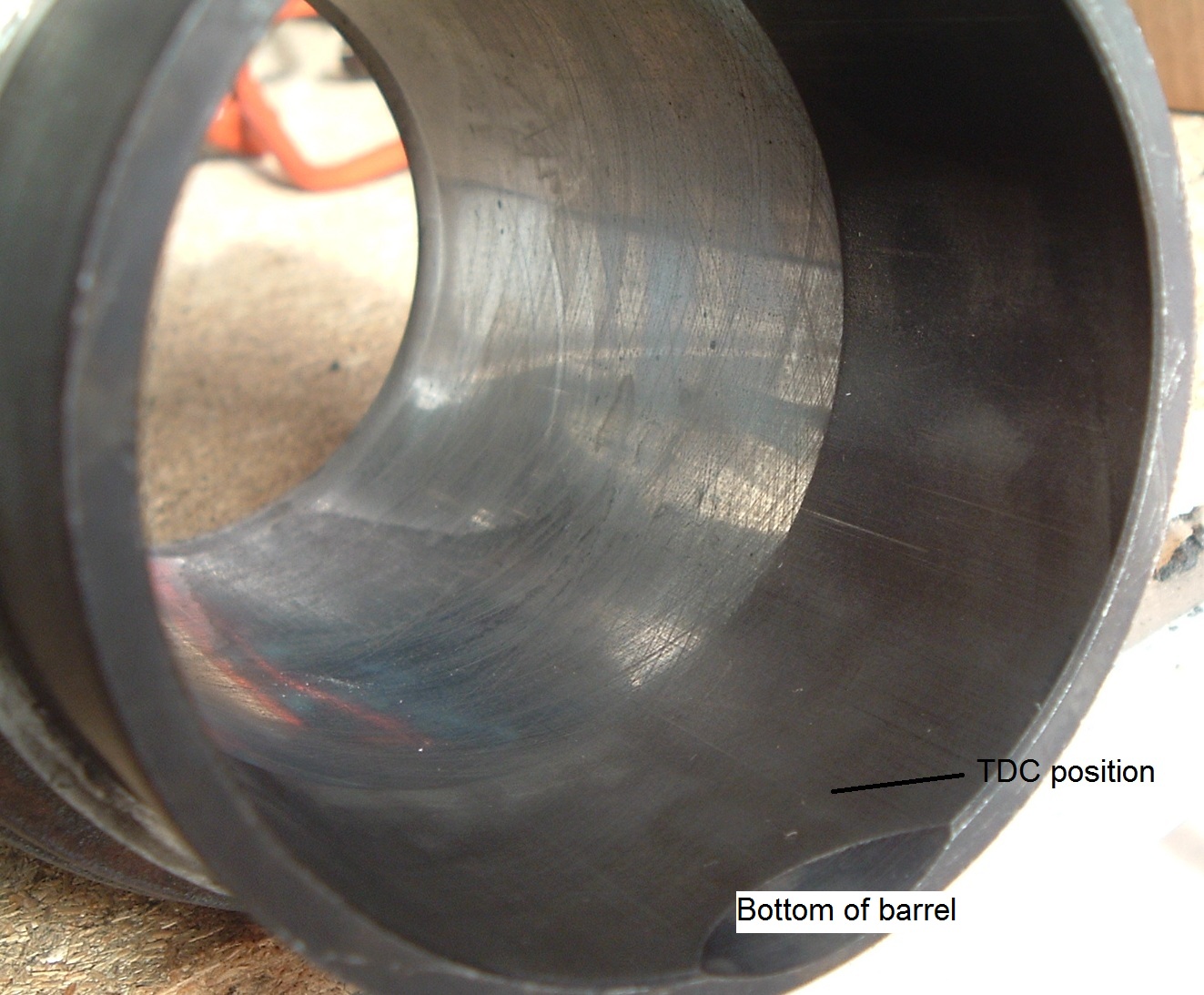 Bottom of barrel at TDC